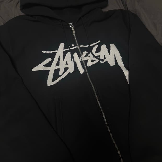 스투시 스탁 후드집업