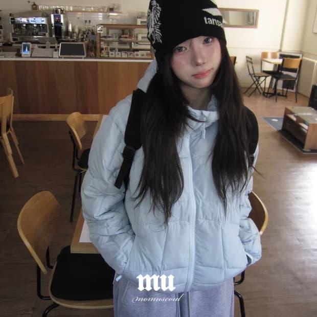 모디모드 베이직 경량패딩 새상품