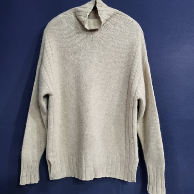 캐시미어100% 터틀넥