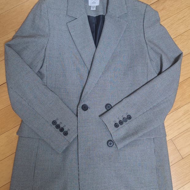 체크 블레이저 자켓