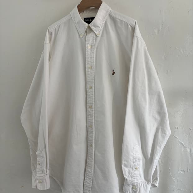 Polo 폴로 랄프로렌 화이트 옥스퍼드 셔츠