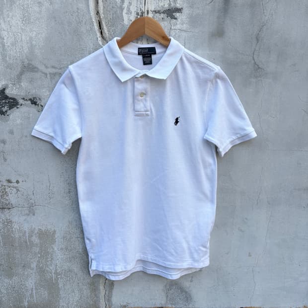 Polo 폴로 흰색 반팔 카라티