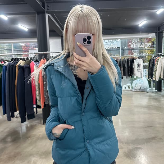 히스테릭글래머 퍽베어 리버시블 패딩