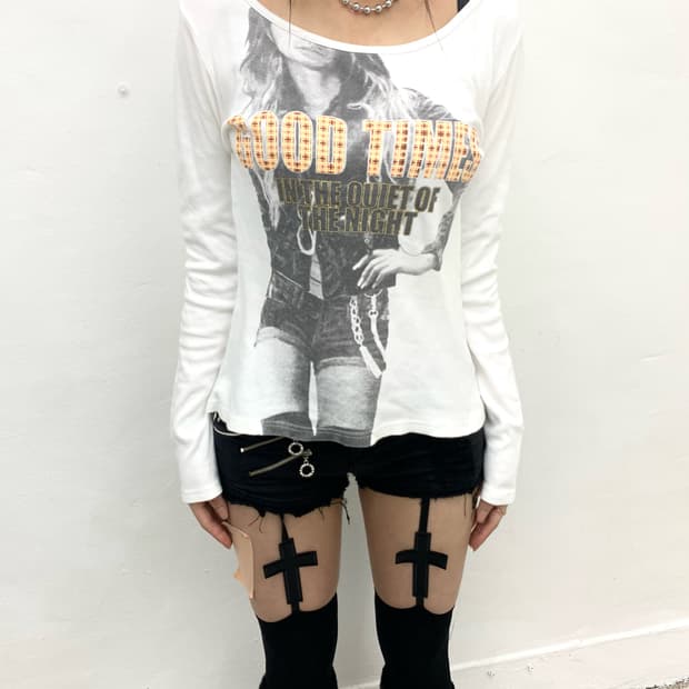 Joky gal y2k slim fit long sleeve 