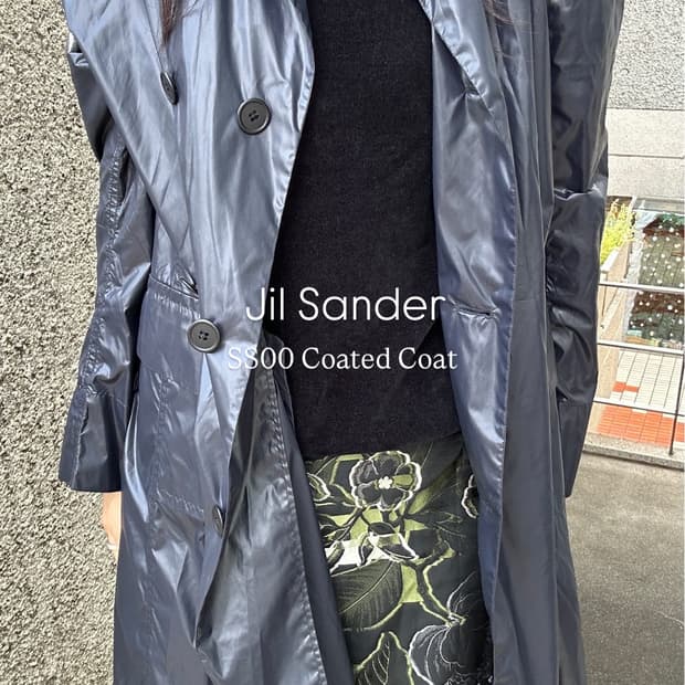 SS00 Jil Sander Coated Coat