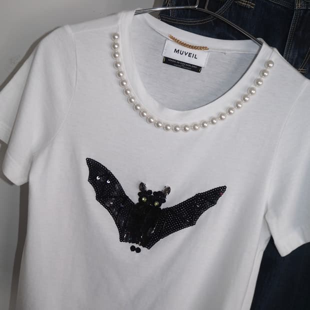 MUVEIL sequin tee