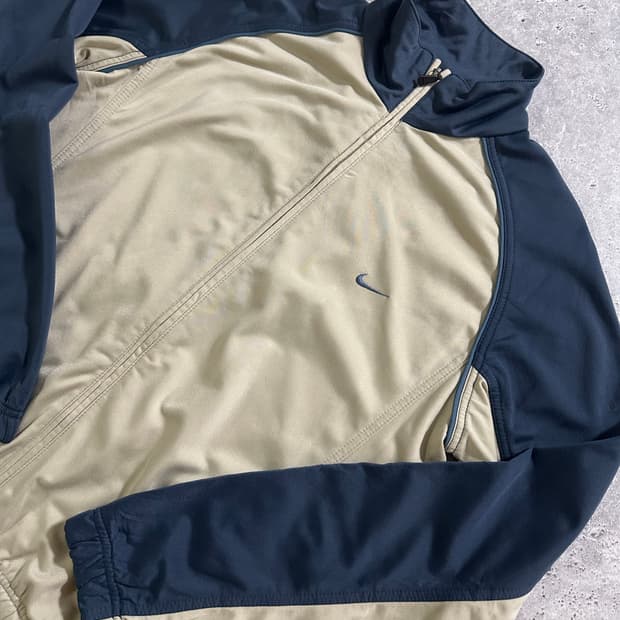 00s Nike 아카이브 베이지 래글런 자켓