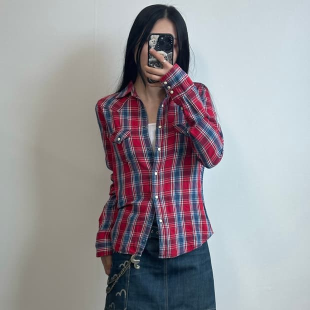 폴로 랄프로렌 데님엔서플라이 백로고 웨스턴 셔츠