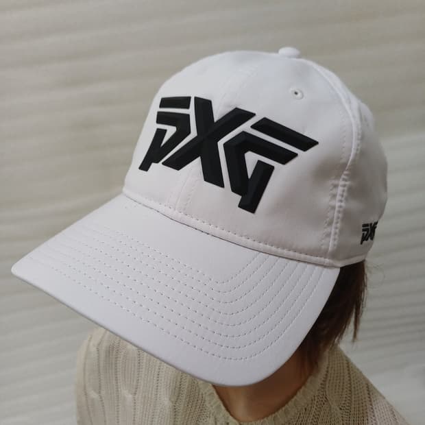 정품 PXG 골프 모자 캡 야구 모자 흰색 사랑봉봉