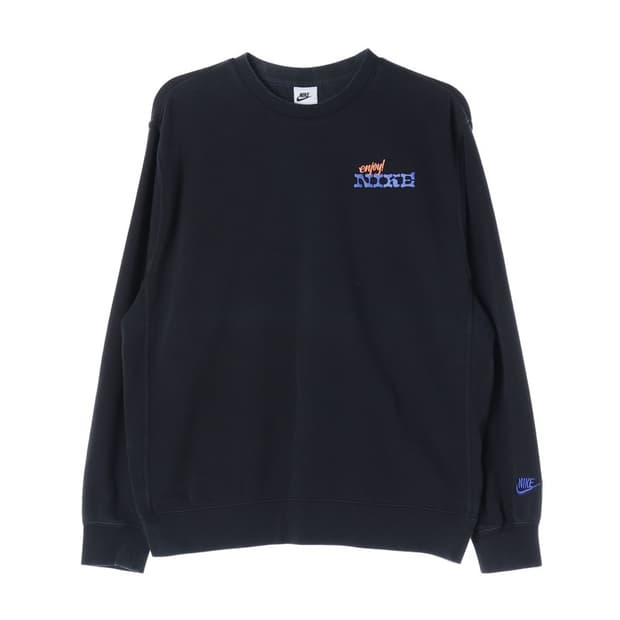 나이키 그래픽 블랙 맨투맨 L