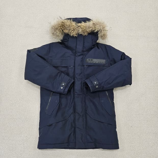 [95] K2 고어 써미엄 네이비 구스다운 패딩 점퍼 1203JM1