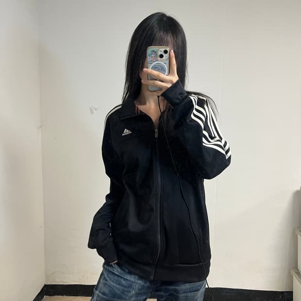 Adidas Black Essentials Track Jacket