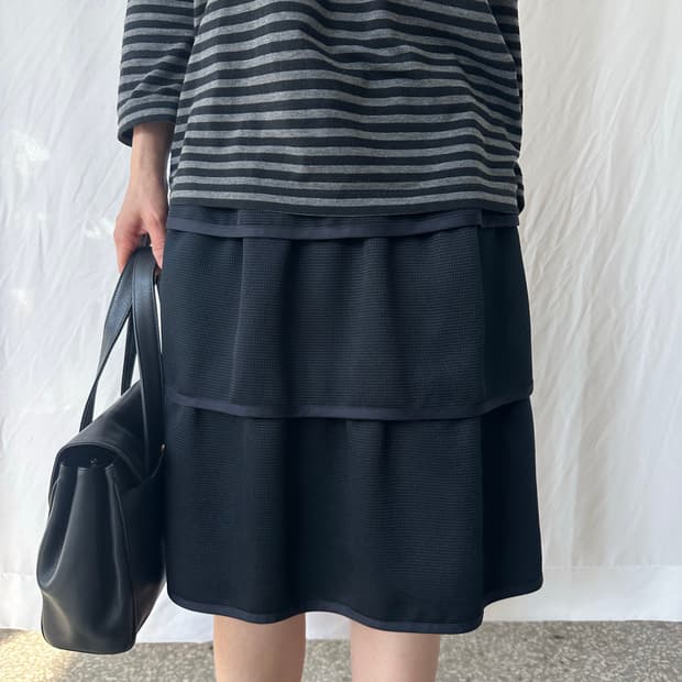 ✷ Triple Layer Midi Skirt