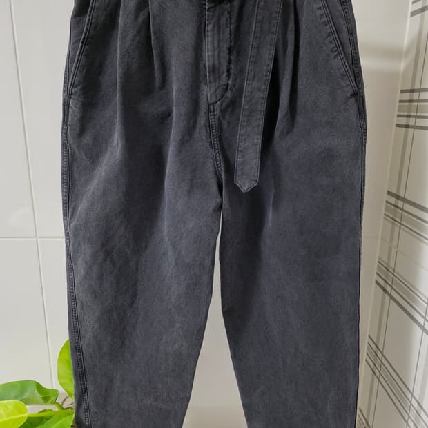 준지 투턱 벨티드 팬츠 44사이즈