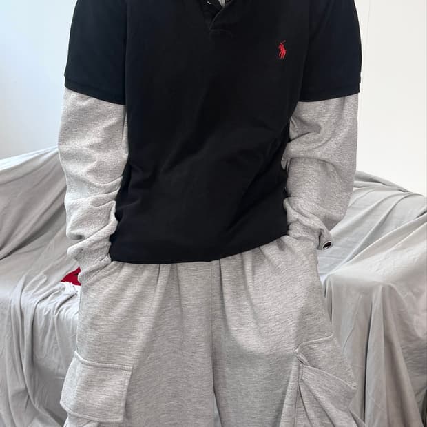 폴로 랄프로렌 신형 블랙 pk L