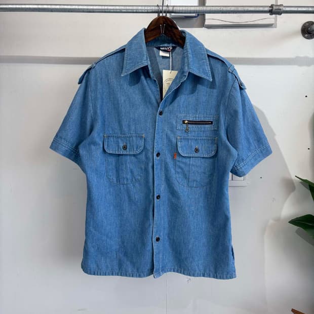 리바이스 80s made in usa 데님셔츠