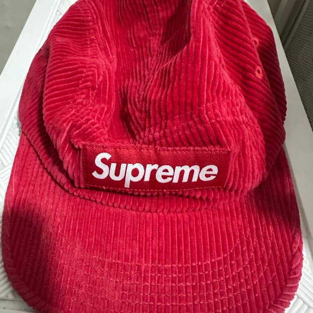 슈프림 코듀로이 캡