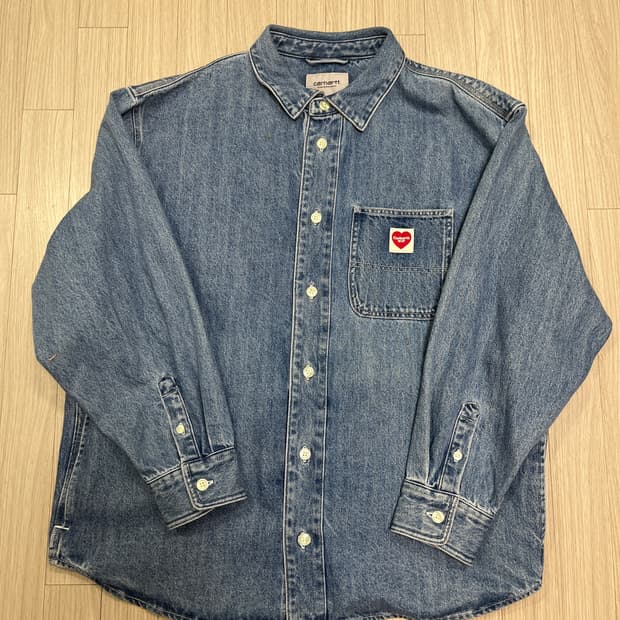 칼하트wip nash셔츠 데님
