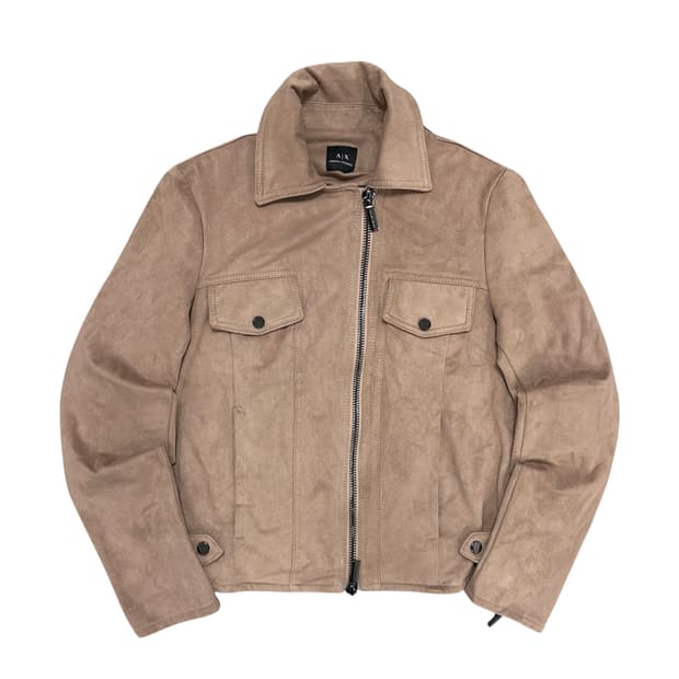 아르마니 우먼스 스웨이드 바이커자켓(M)