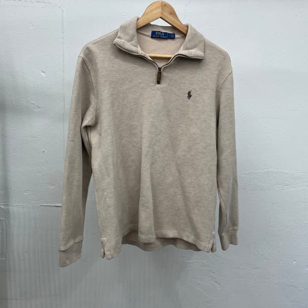 M) POLO RALPH LAUREN HALF ZIP-UP