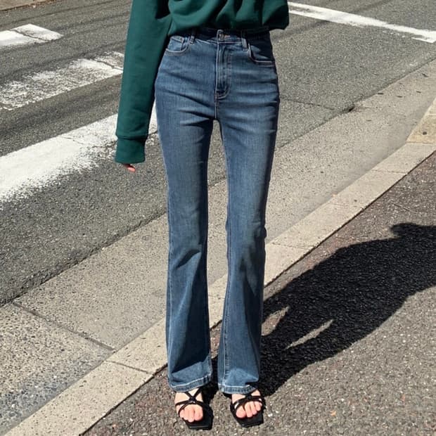 [미 시착 새 상품] 오브유이 슬림부츠컷 s