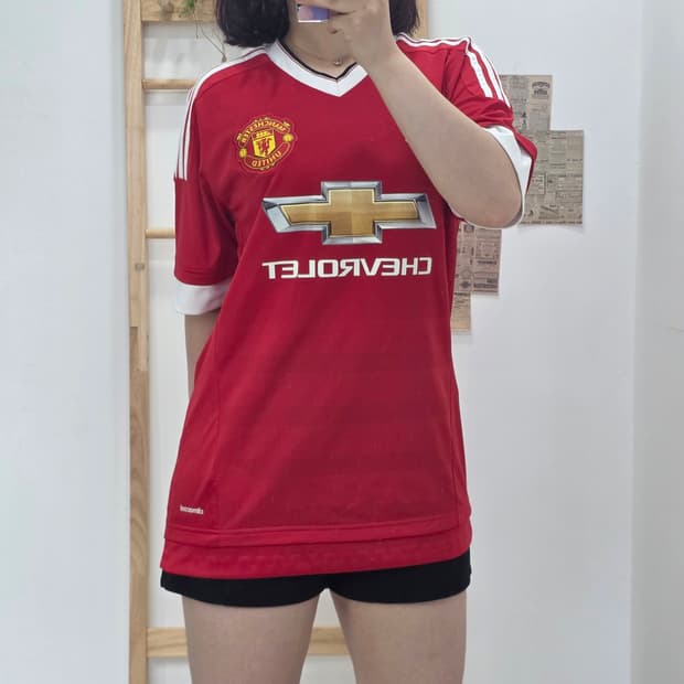 [프립]100/아디다스 16-17 맨체스터 유나이티드 홈 레플리카 반팔