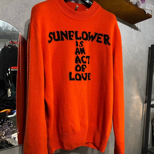 선플라워 문 러브 니트 moon love knit 