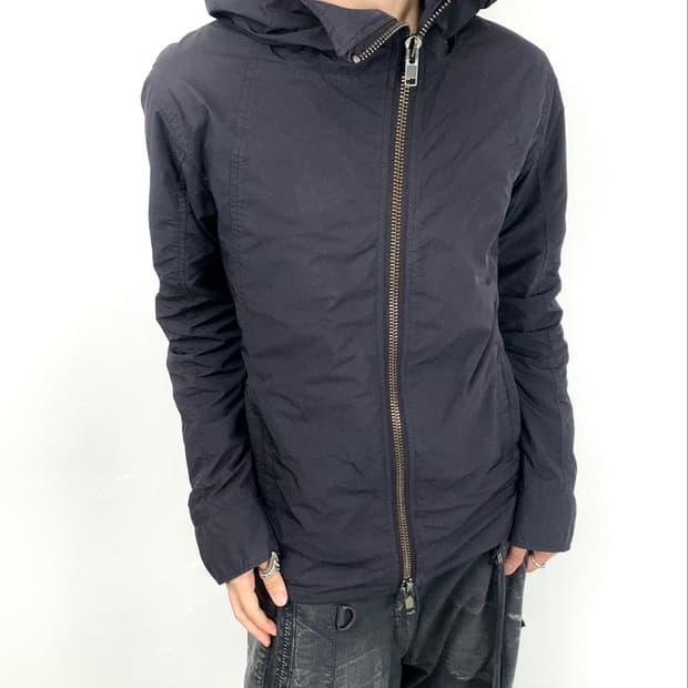Rip Van Winkle Asymmetric Hood Jacket   
