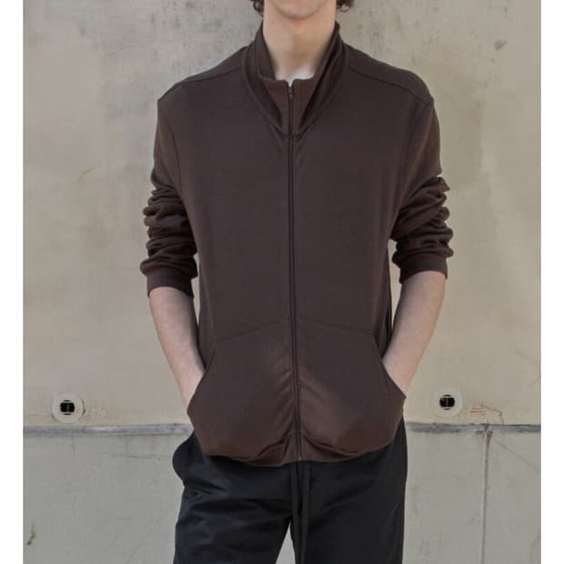 머듈 넥집 neck zip 브라운 