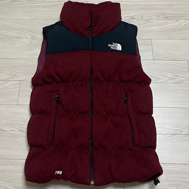  (정품) 노스페이스 700 니트 패딩 조끼