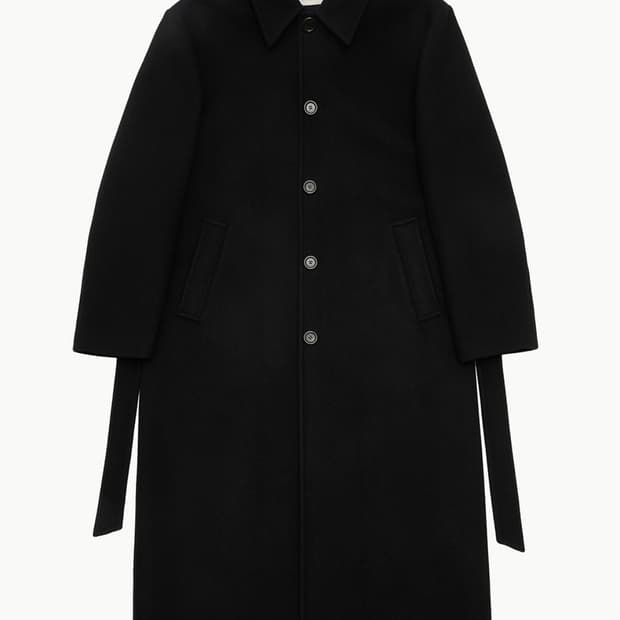 아모멘토 24fw 싱글 브레스티드 코트