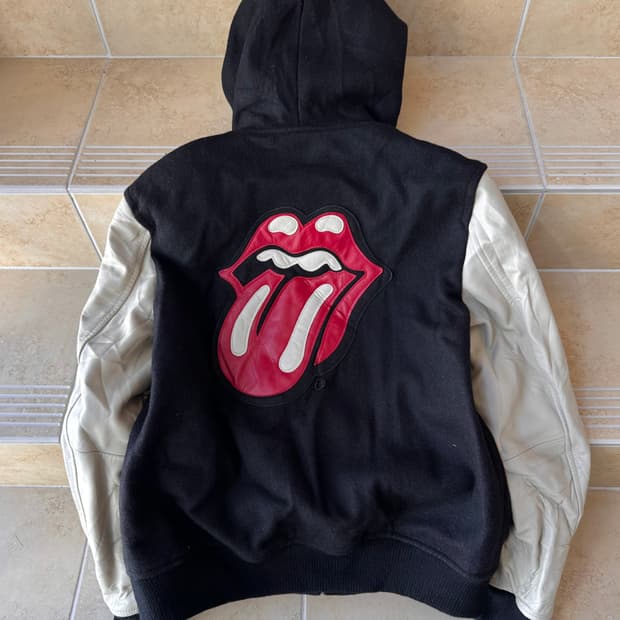 잭로즈 x 롤링스톤즈 베이스볼 자켓