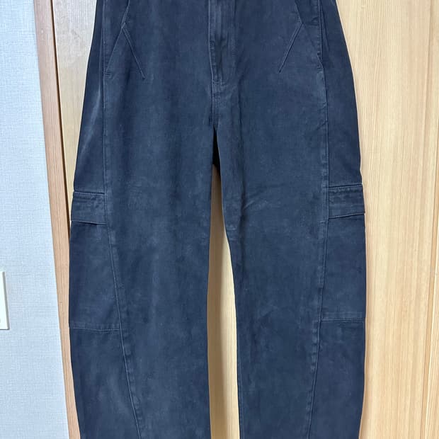 파브레가 월터 커브드 패널 팬츠 블랙 1사이즈