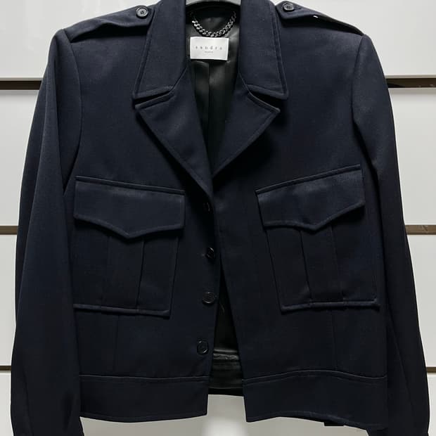 산드로옴므 밀리터리 오피서 자켓