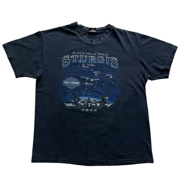 90s harley davidson sturgis tee