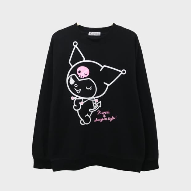 산리오 쿠로미 양지뢰 맨투맨 64256