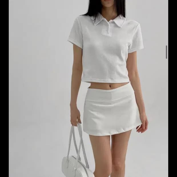 블랙업 엔비제 미니 스커트팬츠 블랙