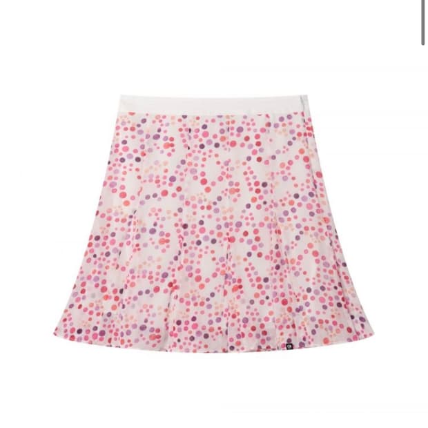 VINTAGE CHIFFON MIDI SKIRT (PINK)