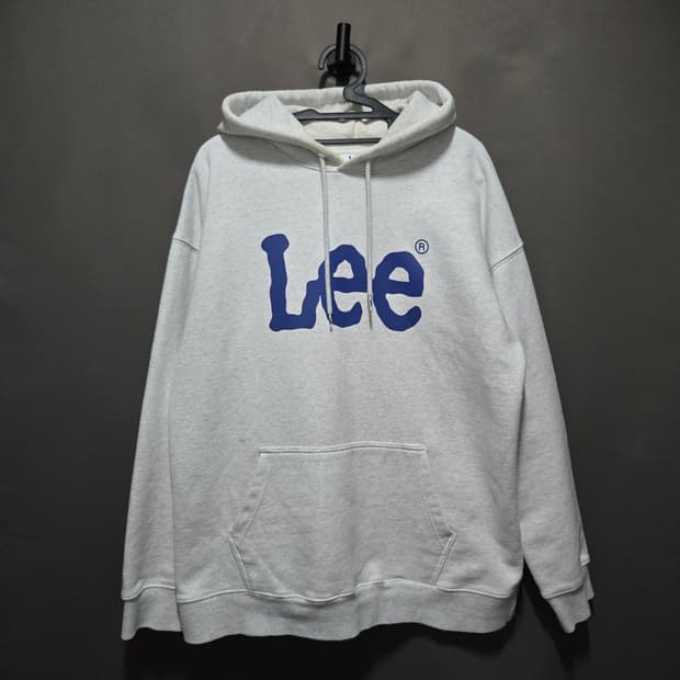LEE 맨투맨 후드티 회색