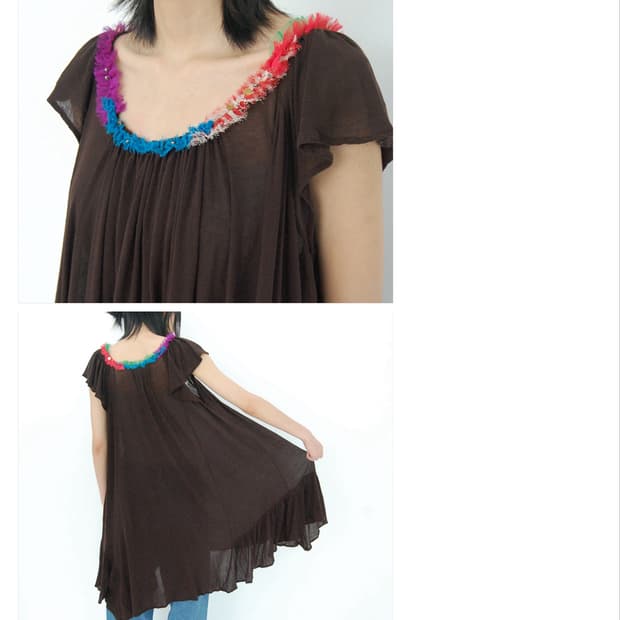 Sunao kuwahara frill one piece