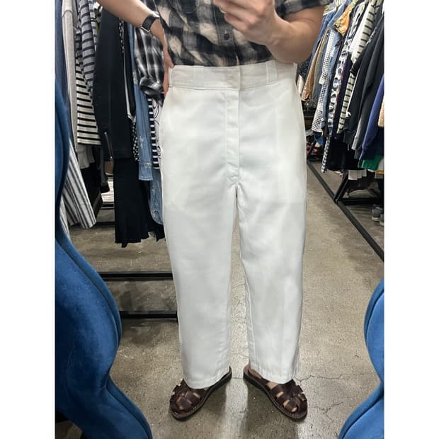 디키즈 화이트 팬츠 Made in USA 
