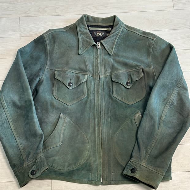 RRL 더블알엘 인디고 양가죽 자켓