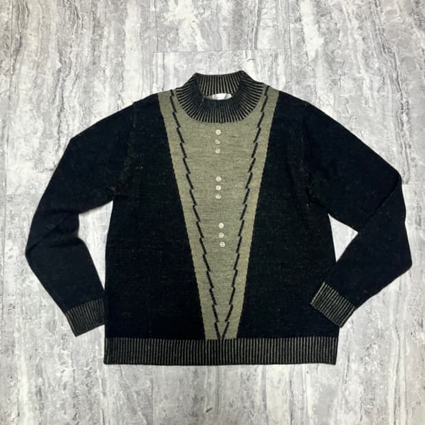 일본빈티지 Totlcdys 올드스쿨아메카지 혁오풍 90s 니트스웨터