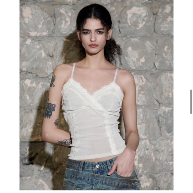 오도어 Prairie sleeveless - Off white