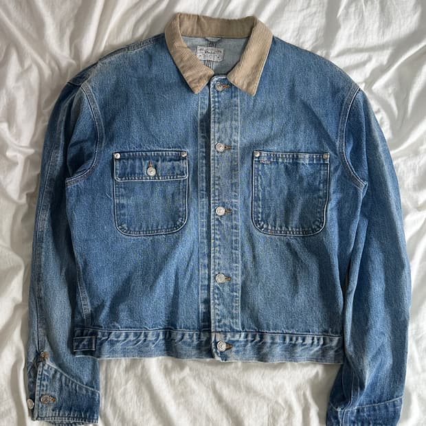 80s usa og polo dungarees denim jacket