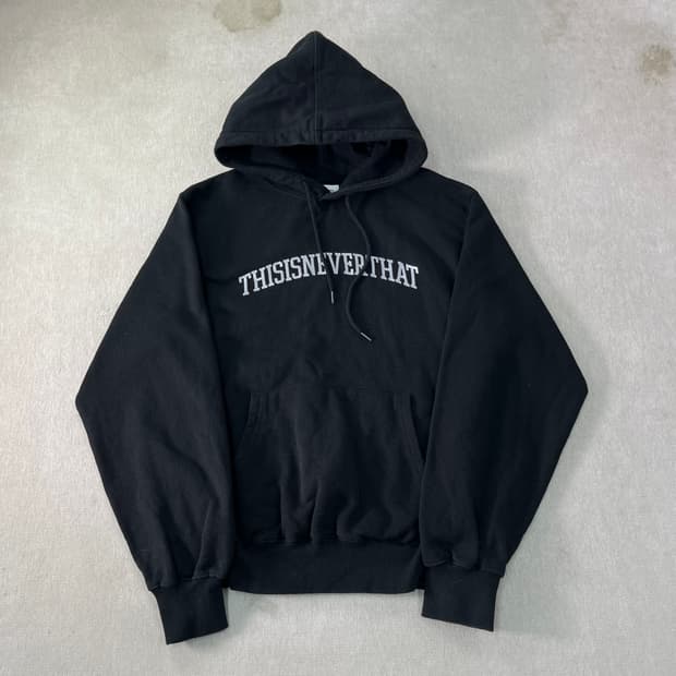 100 디스이즈네버댓 빅로고 후드티