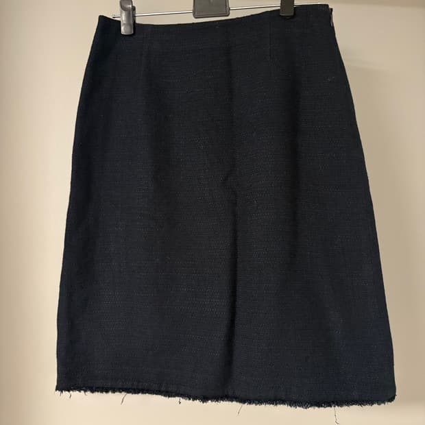 UNITED ARROWS deep navy skirt 