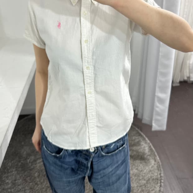ralph lauren pink logo shirt