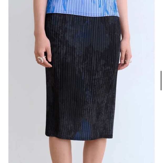포코포스카 Airy Midi Skirt (Gray)