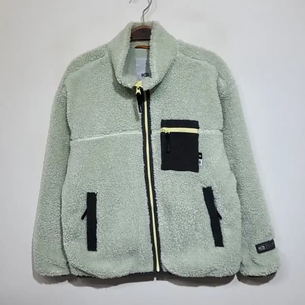 (95) K2 후리스 점퍼 옥색 뽀글이 케이투 플리스 자켓 
